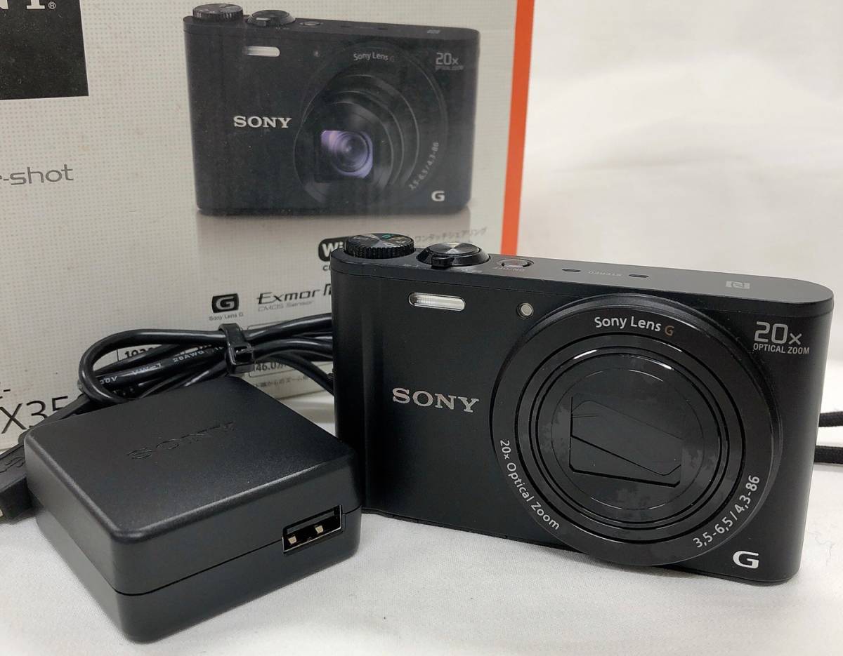 2362-1横　SONY　ソニー　DSC-WX350　Cyber Shot　コンパクトデジタルカメラ　