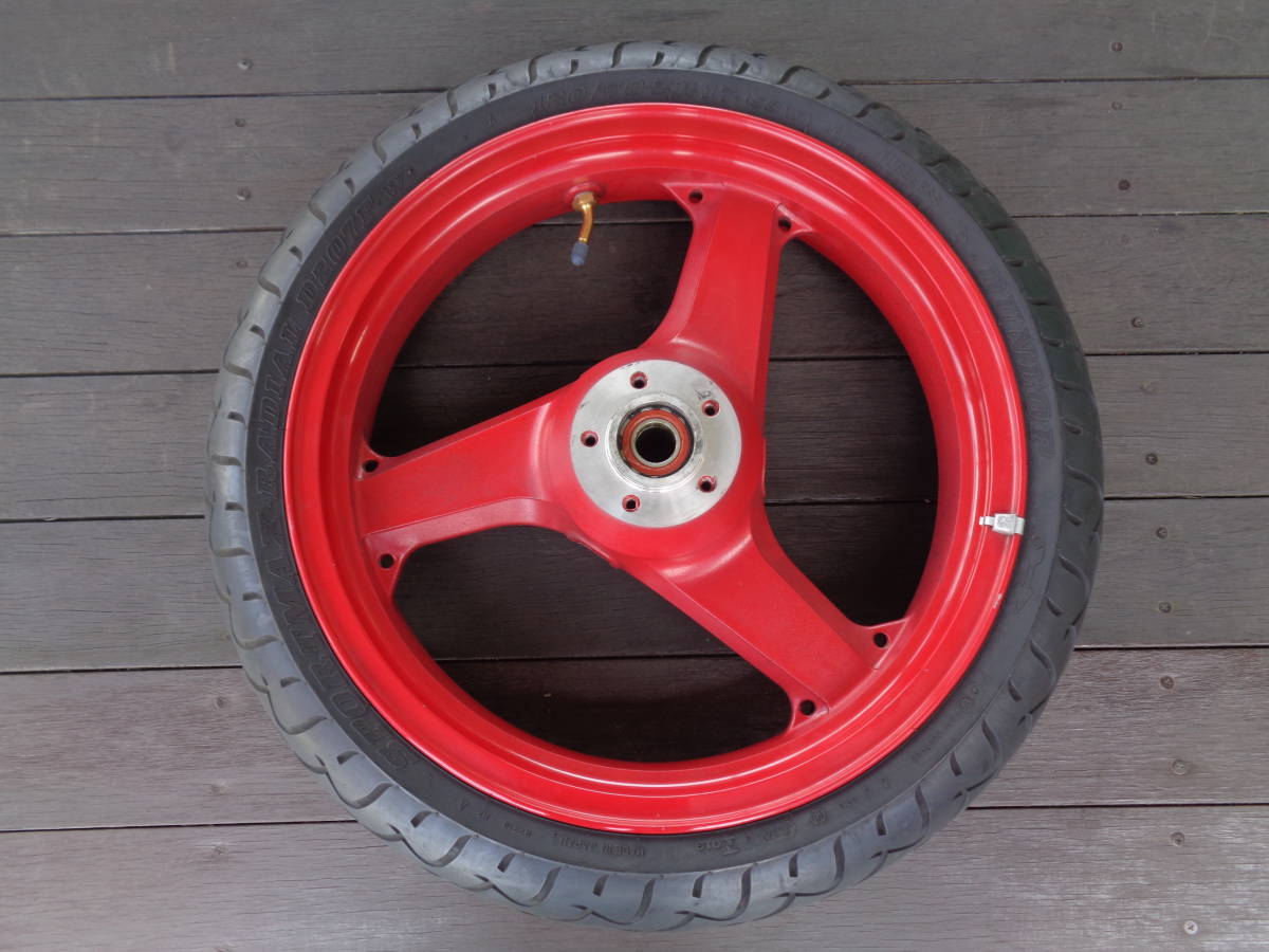 6628］値下げしました! カワサキ ZX-12R 純正 フロントホイール J17x3