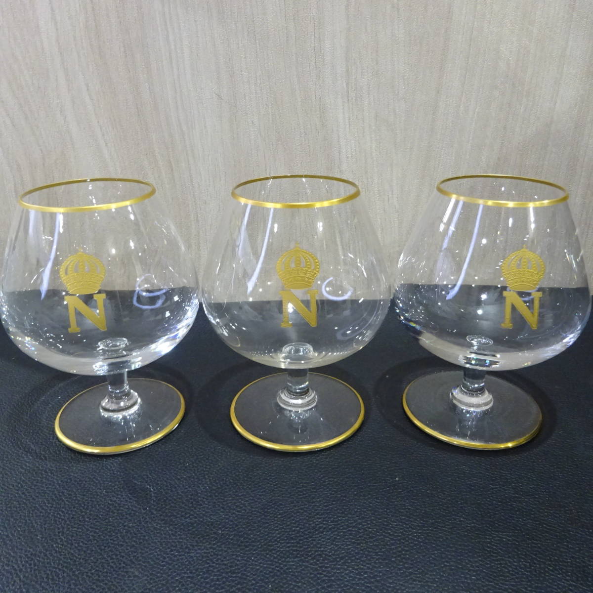 絶版品】SAINT LOUIS サンルイ 金彩 ナポレオングラス2個セット