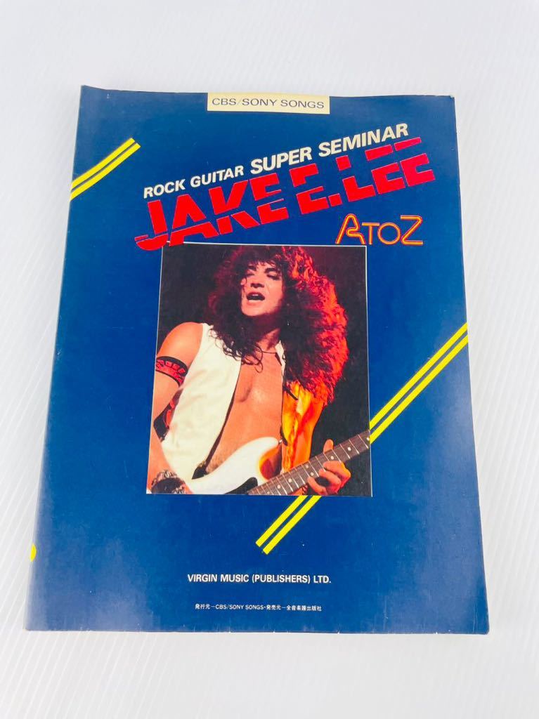 オジーオズボーン　楽譜　スコア　ジェイク　e lee Jake Lee JAKE E （ロック・ギター）スーパー・セミナー「ジェイク・E