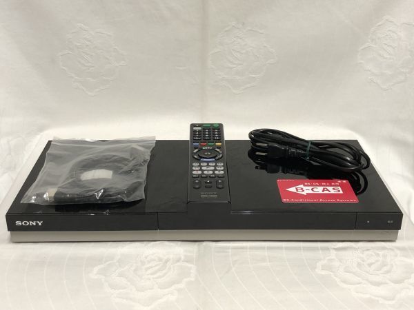 【動作確認OK】SONY BDZ-ZT1000 ブルーレイレコーダー 純正リモコン HDMIケーブル B-CASカード '16年製