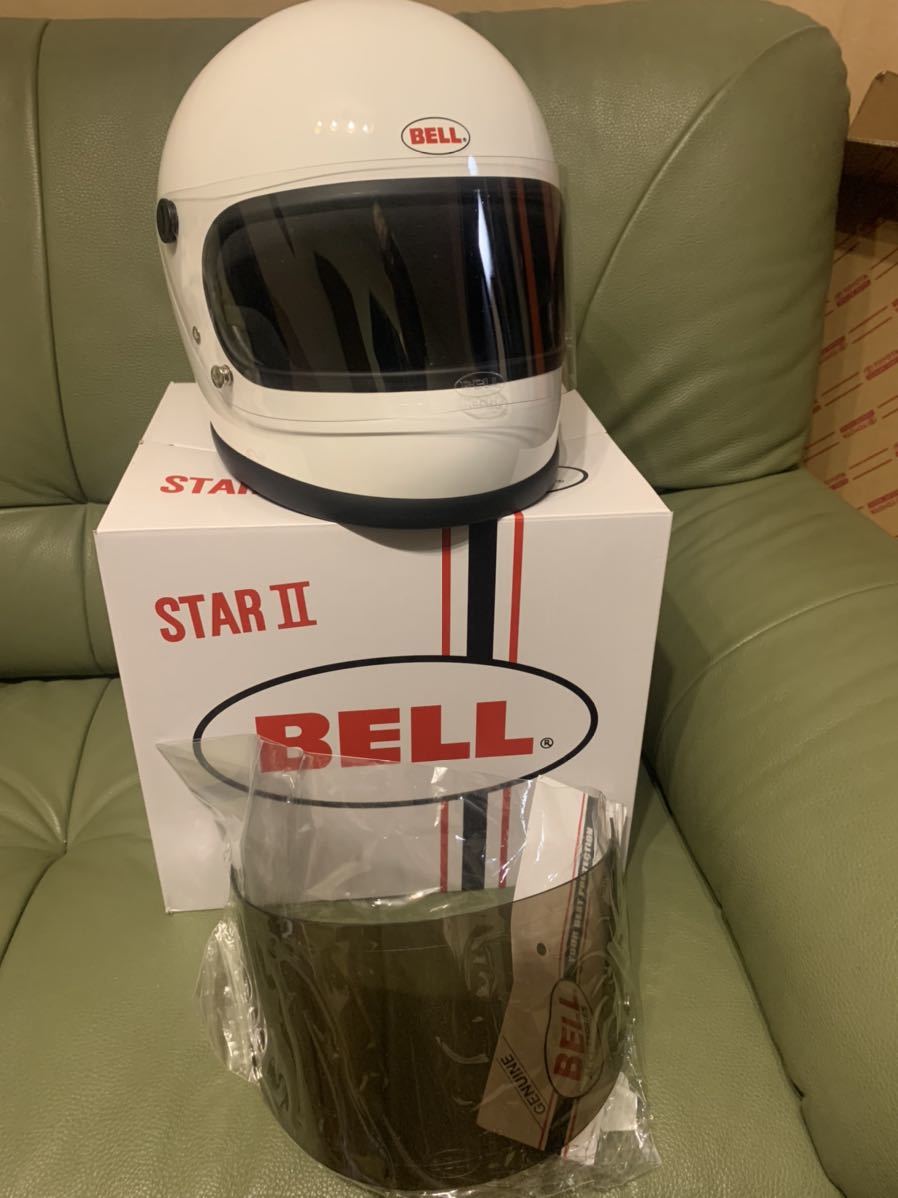 新品未使用 BELL ベルスター 2 ホワイト L サイズ ヘルメット 族ヘル