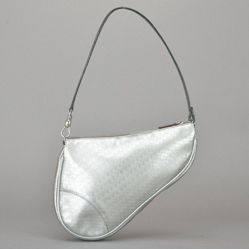 1円 美品 クリスチャン・ディオール Dior トロッター サドルバッグ