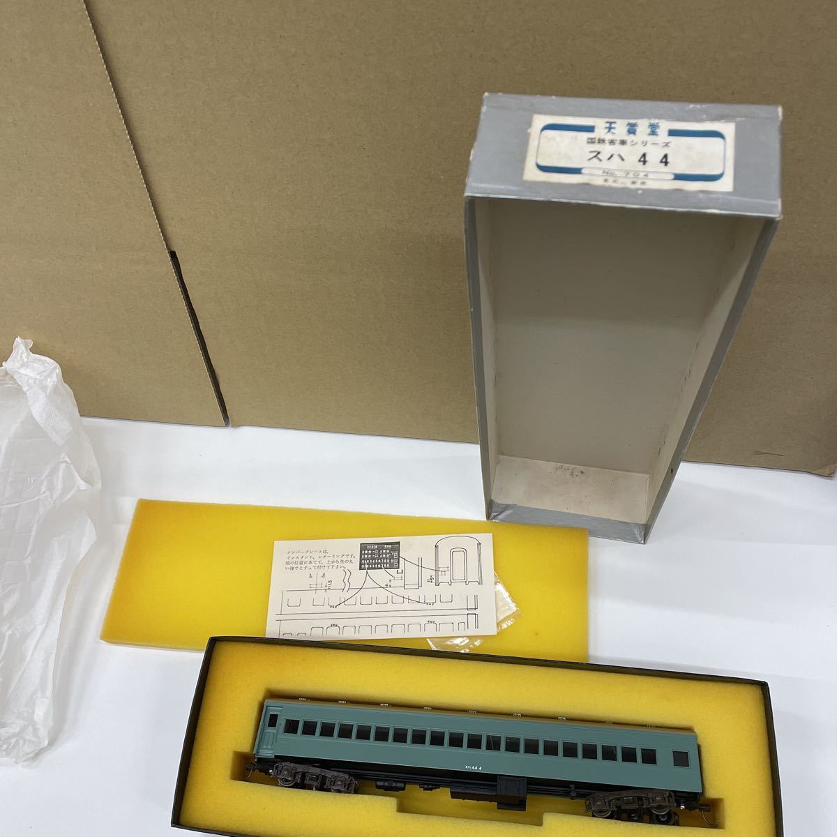 I4/【個人保管品】天賞堂 国鉄客車シリーズ スハ44 No.704 鉄道模型 鉄道コレクション