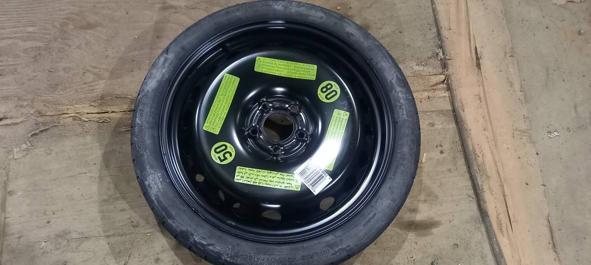 ☆アウディ 純正 2012年製 ハンコック S300 T125/70R19 100M テンパー