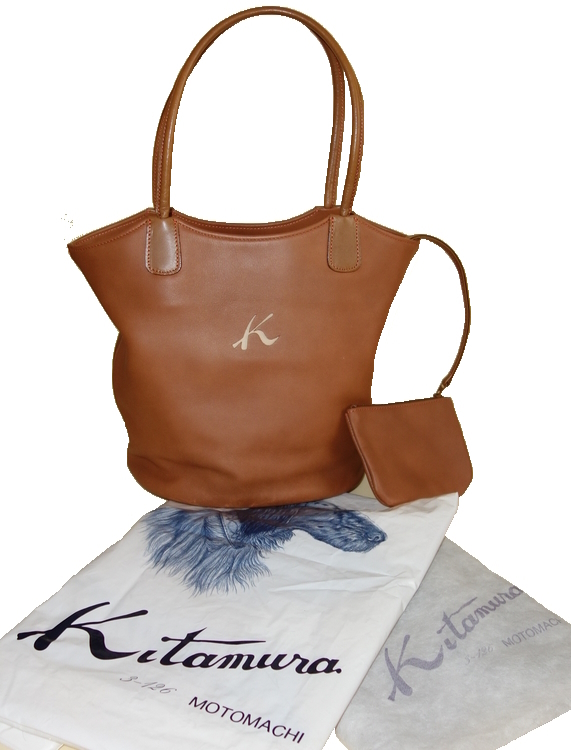 キタムラ トートバッグ ハンドバッグ レザー Kitamura Kitamura 