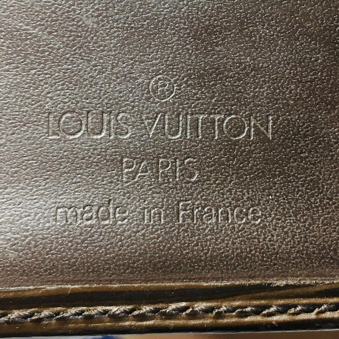 【超美品】ルイヴィトン エピ 折り財布 ウォレット カード入れ ダークブラウン LOUIS VUITTON