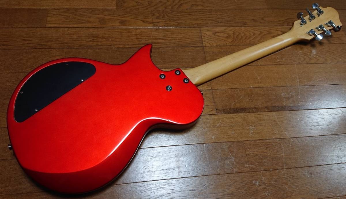 Burny LS-38 メタリックレッド レスポールタイプ / パーツ交換あり