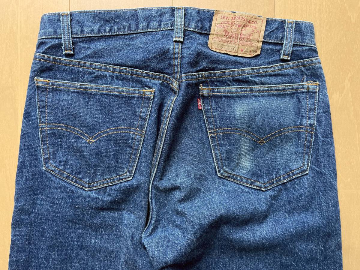 80s ハチマル 真っ紺 USA製 501 Levi