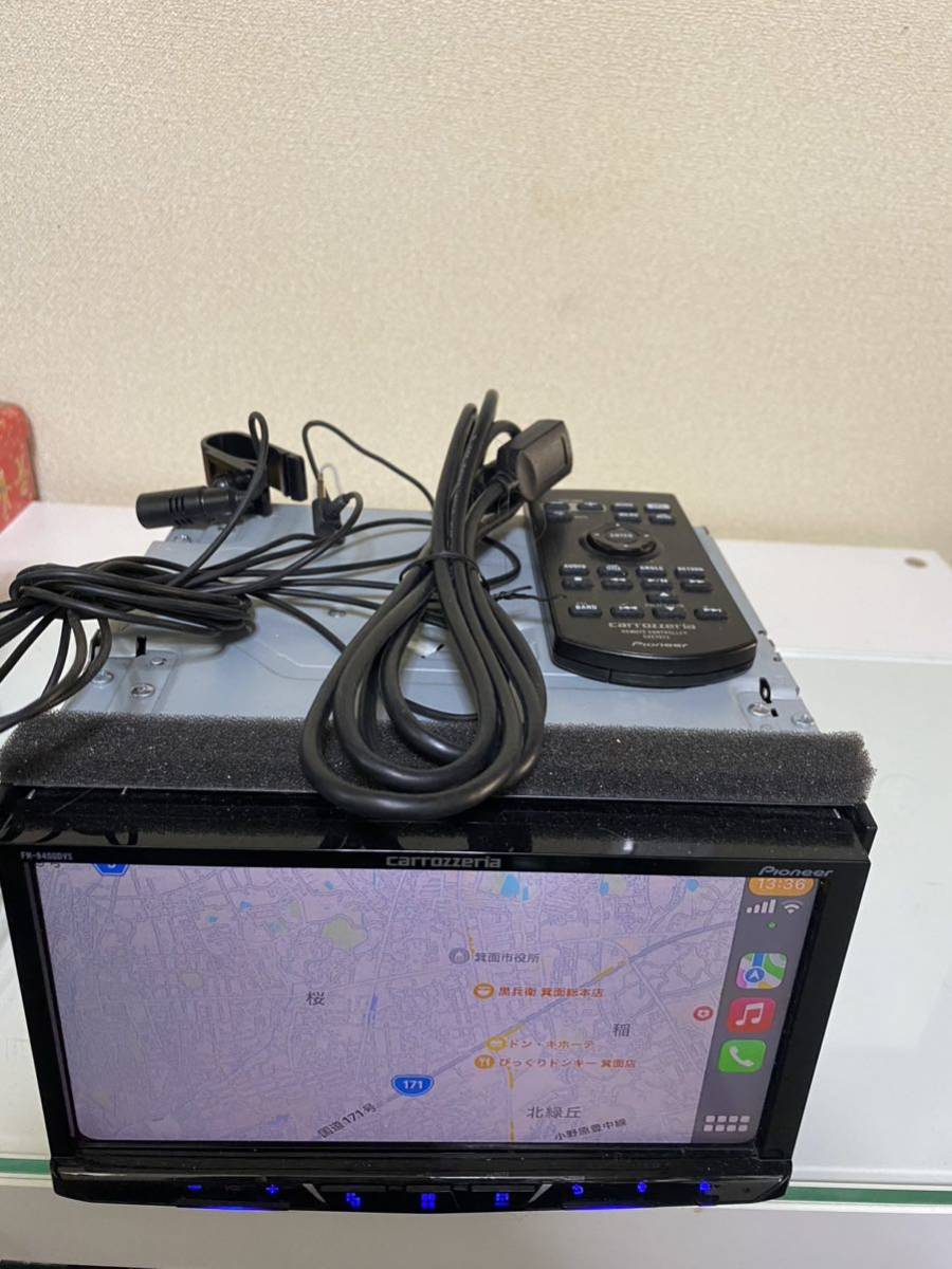 カロッツェリア carrozzeria FH-9400DVS アップルCarPlayで地図更新