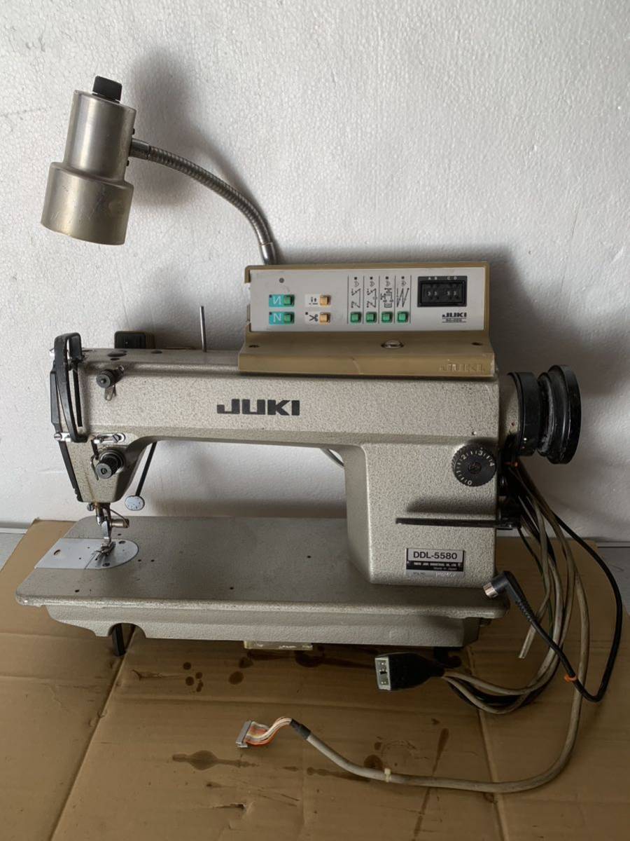 C2MK JUKI/ジューキ DDL-5580 工業用 ミシン 現状品コード切れ  