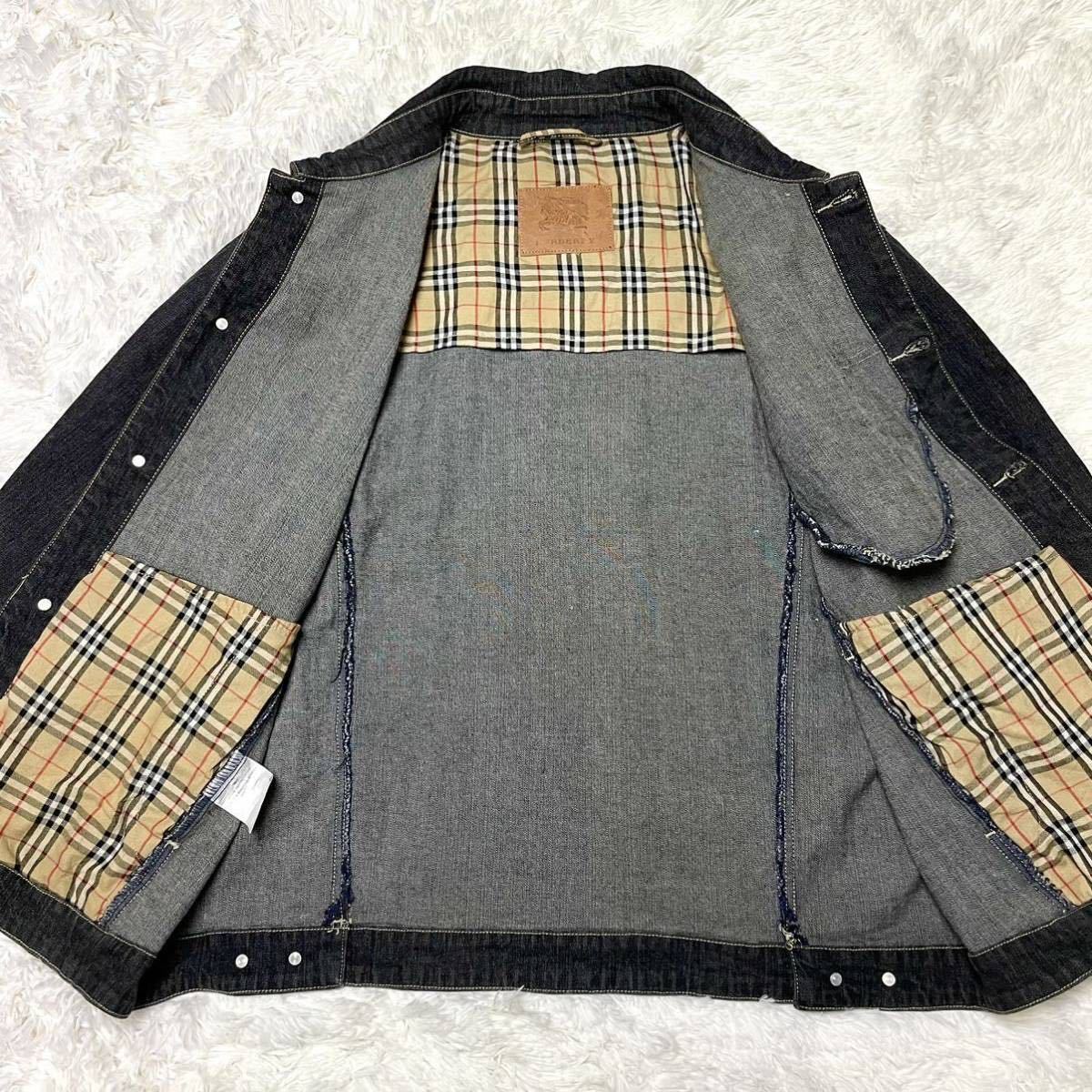 バーバリーブラックレーベル 美品 BURBERRY 銀ボタン 今夏のバーバリー