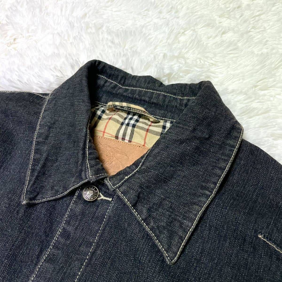 バーバリーブラックレーベル 美品 BURBERRY 銀ボタン 今夏のバーバリー
