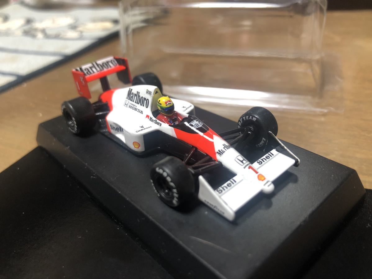 1/64 京商　マクラーレンMP4/5ホンダ　＃1 アイルトンセナ