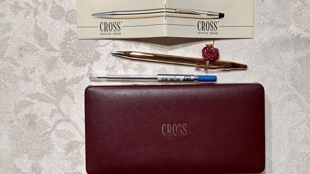CROSS - ◇クロス CROSS ボールペン 14KT GOLD 筆記体 ヴィンテージ(3