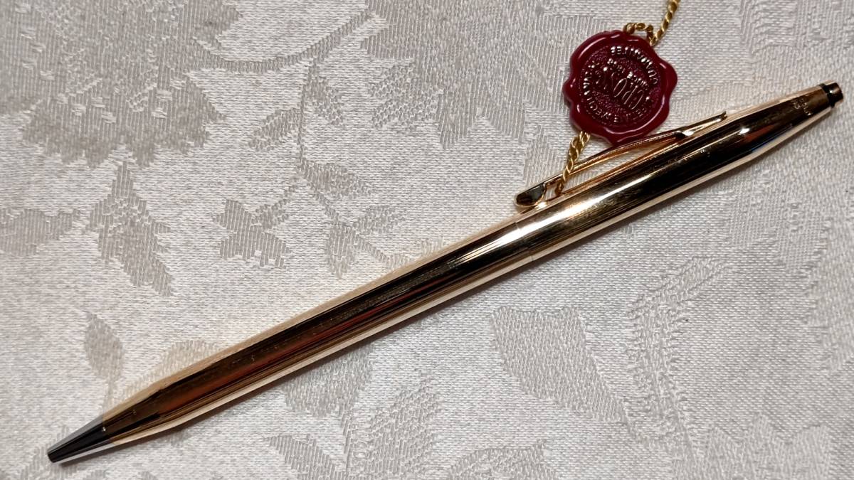 CROSS - ◇クロス CROSS ボールペン 14KT GOLD 筆記体 ヴィンテージ(3