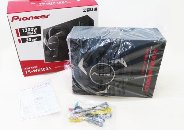 ♪◇ジャンク【Pionner パイオニア】パワード サブウーファー TS-WX300A カーオーディオ