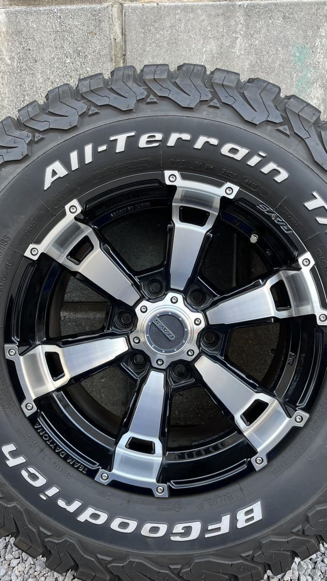 レイズ デイトナ プラド 17インチ 265/70r17 BFグッドリッチ RAYS TEAM 