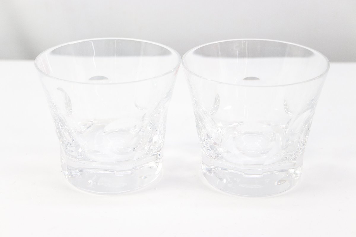 Baccarat バカラ ベルーガ ロックグラス ペア 2客セット クリスタル