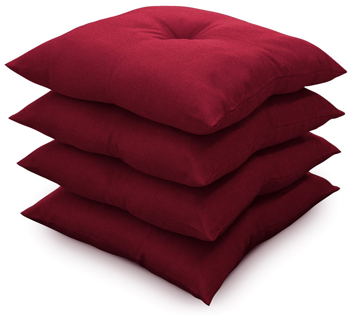 座ぶとん 本体 4枚組 約55×59cm 銘仙判 ジェーベスト ワイン 日本製 シャンブレー調 座布団 フロアクッション レッド 赤系 4枚セット