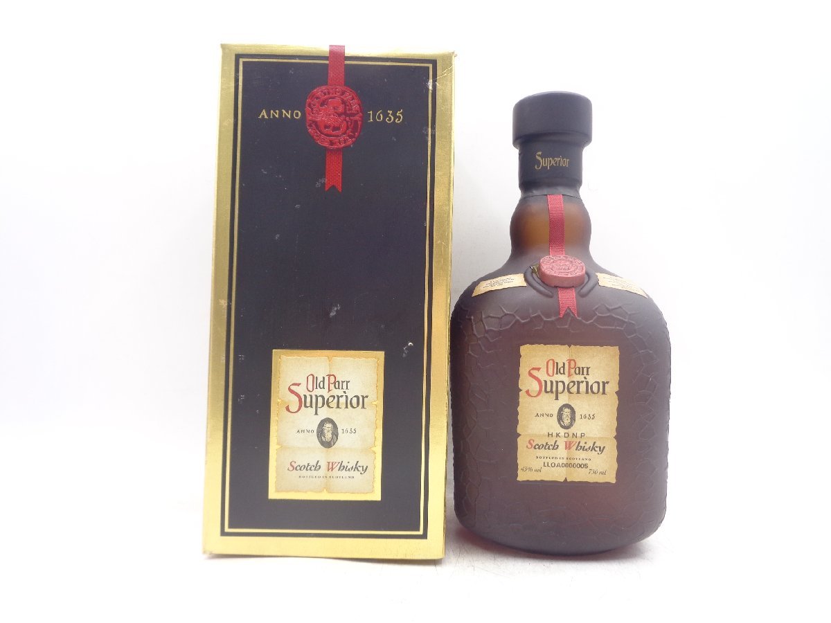 Old Parr SUPERIOR オールドパー スペリオール スコッチ ウイスキー 箱 
