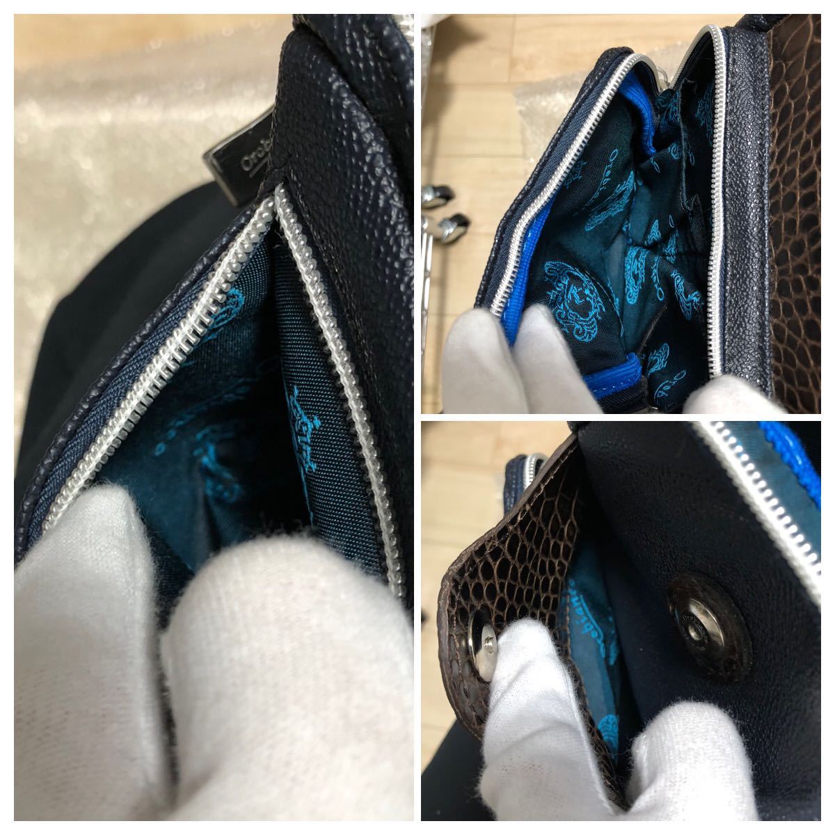 新品同様】Orobianco オロビアンコ ボディバッグ ネイビー 【公式通販】