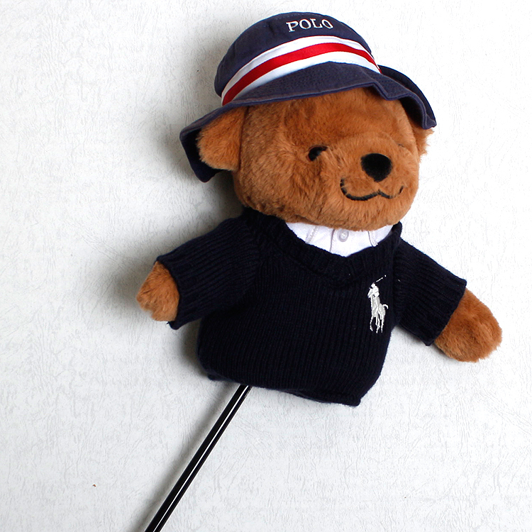 送料込即日発! ラルフローレン ポロ / ぬいぐるみ テディベア ヘッドカバー ドライバー用