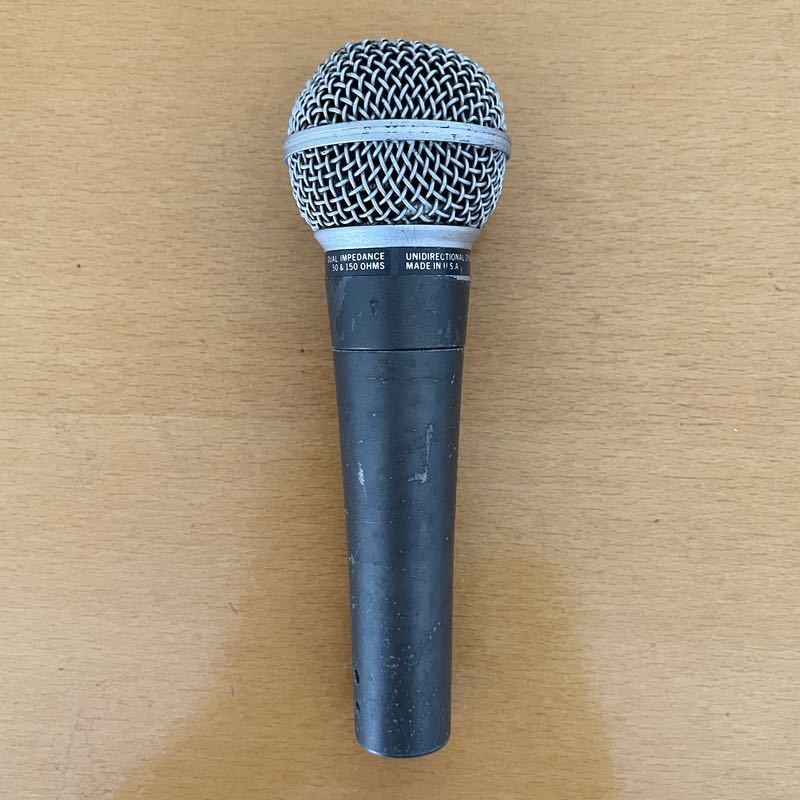 Shure SM58 ポルシェロゴ MADE IN USA Vintage SHURE SM58 ポルシェロゴ Made in USA ヴィンテージマイク公式通販