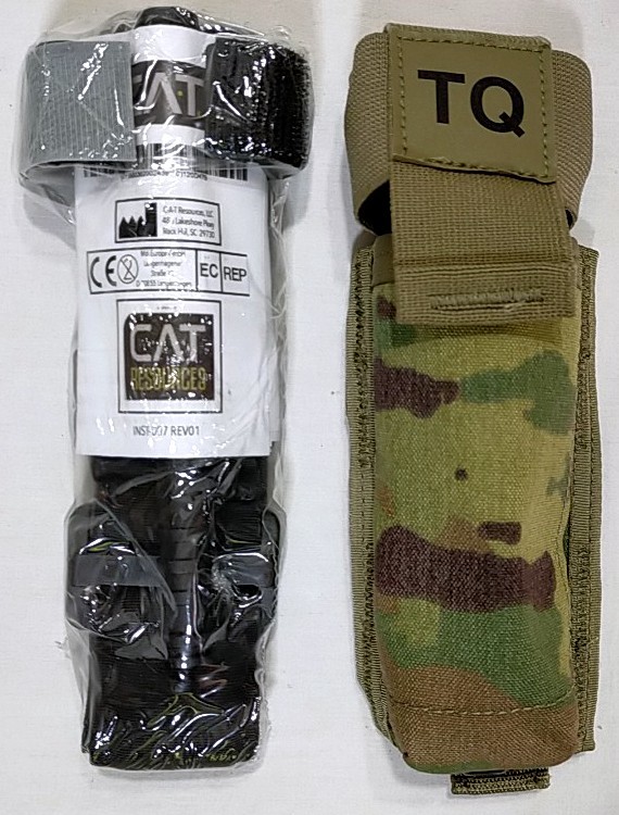 新品未開封！米軍実物 G7止血帯ターニケットCAT マルチカムポーチセット メディック衛生兵_1