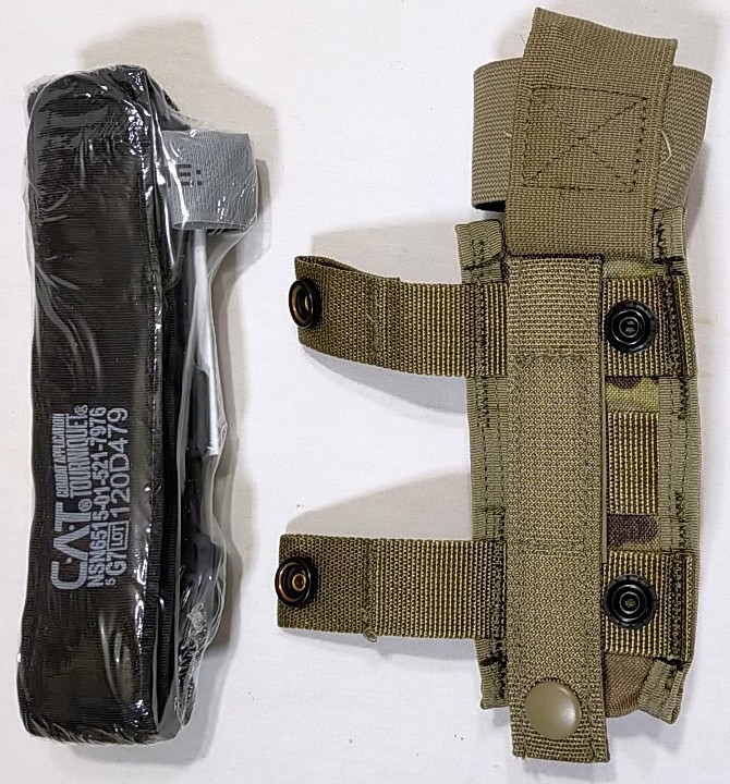 新品未開封！米軍実物 G7止血帯ターニケットCAT マルチカムポーチセット メディック衛生兵_2
