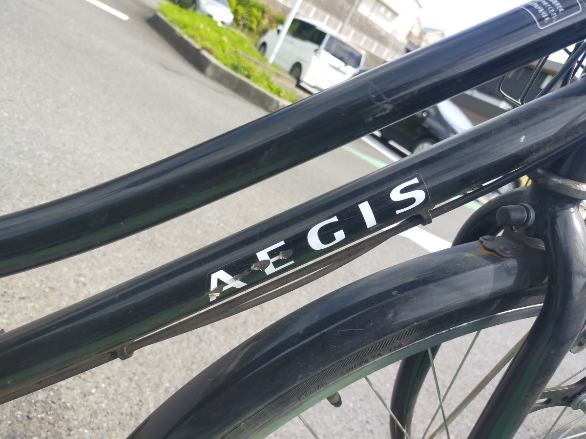 東京池袋 27インチ自転車 オートライト付き 変速ギア付き 発送不可 