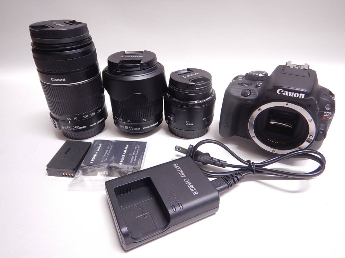Canon EOS kiss X7 55-250mmと18-55mmレンズ付き 【公式通販】