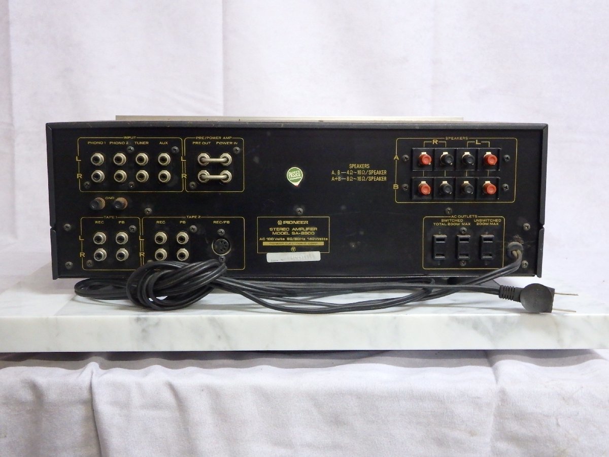 SA-8900 PIONEER パイオニア Pioneer プリメインアンプ ジャンク