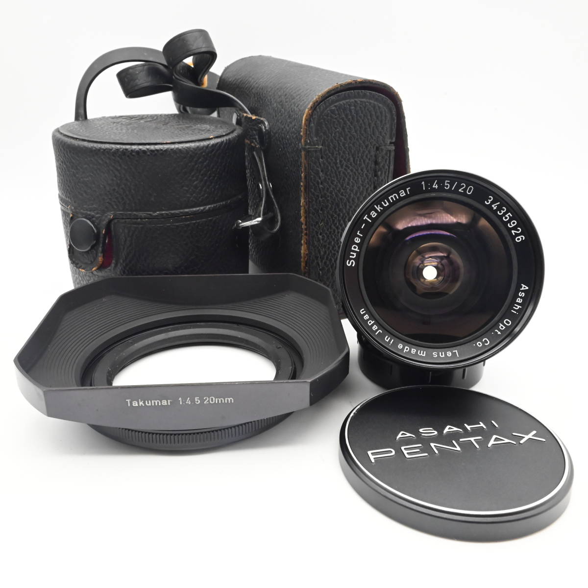 〇0249 【動作確認済み】PENTAX ペンタックス super-takumar スーパータクマー 4.5 20mm 超広角 MF オールドレンズ