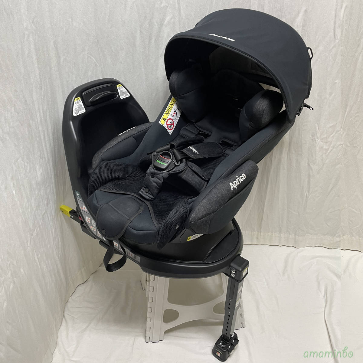 送料無料☆超美品☆ アップリカ フラディア グロウ ISOFIX スタンダード Aprica チャイルドシート ピュアブラック フラディア アップリカ グロウ 極美品アップリカ フラ ISOFIX固定