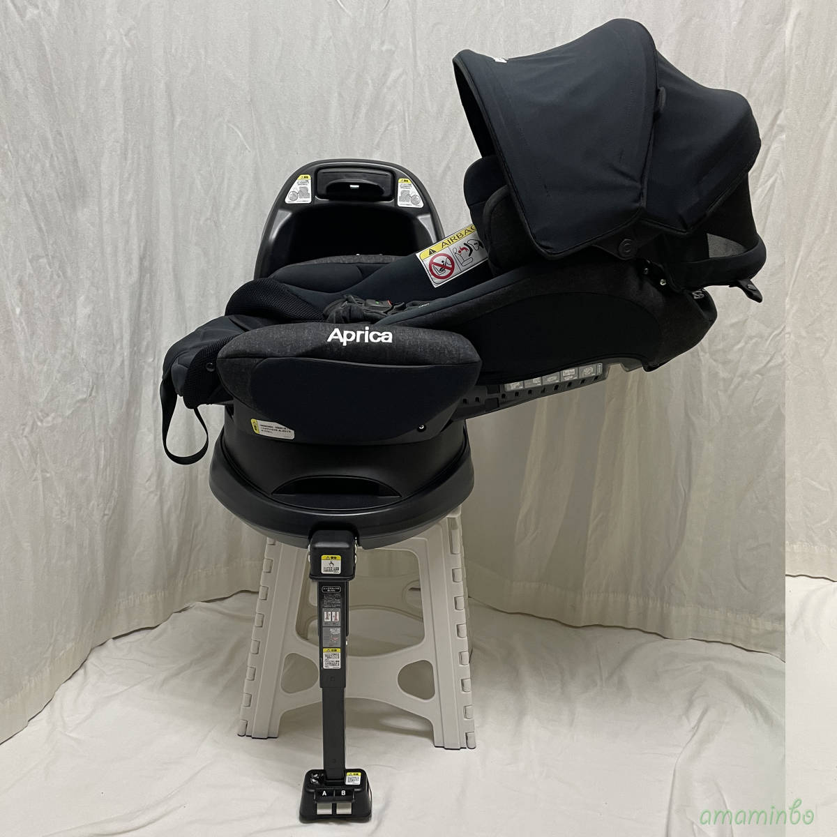 送料無料☆超美品☆ アップリカ フラディア グロウ ISOFIX スタンダード Aprica チャイルドシート ピュアブラック フラディア アップリカ グロウ 極美品アップリカ フラ ISOFIX固定
