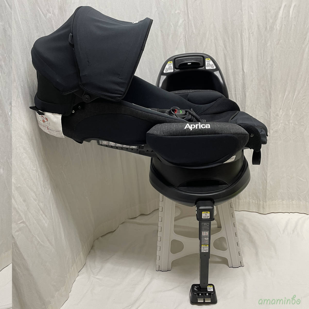 送料無料☆超美品☆ アップリカ フラディア グロウ ISOFIX スタンダード Aprica チャイルドシート ピュアブラック フラディア アップリカ グロウ 極美品アップリカ フラ ISOFIX固定