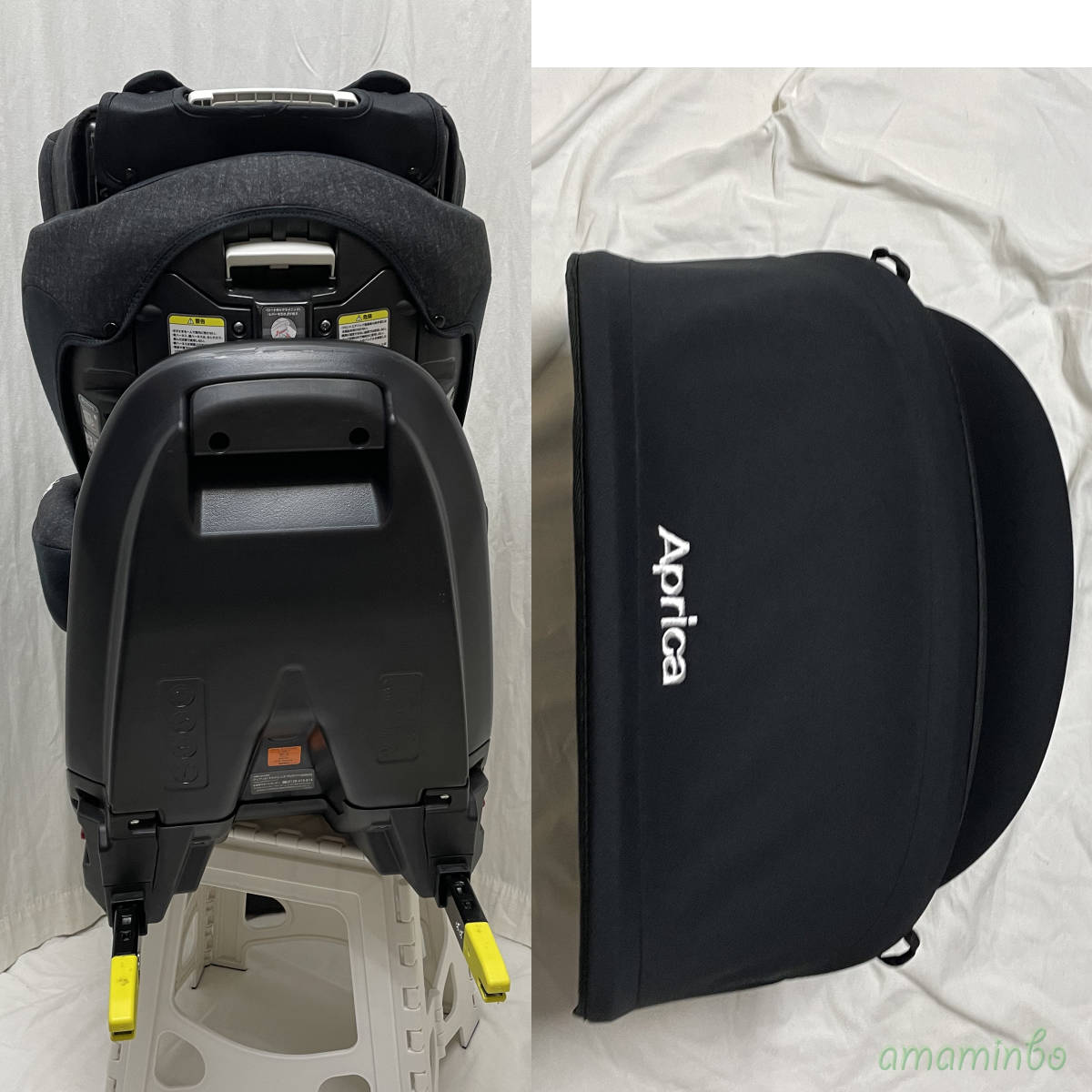 送料無料☆超美品☆ アップリカ フラディア グロウ ISOFIX スタンダード Aprica チャイルドシート ピュアブラック フラディア アップリカ グロウ 極美品アップリカ フラ ISOFIX固定