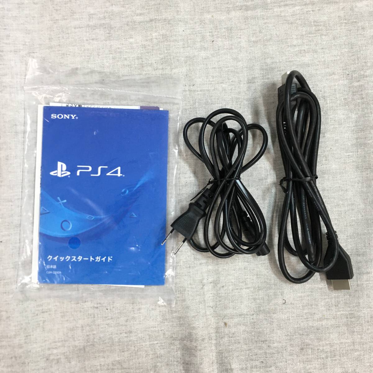 ジャンク品 PlayStation 4 ジェット・ブラック 500GB (CUH-2200AB01 
