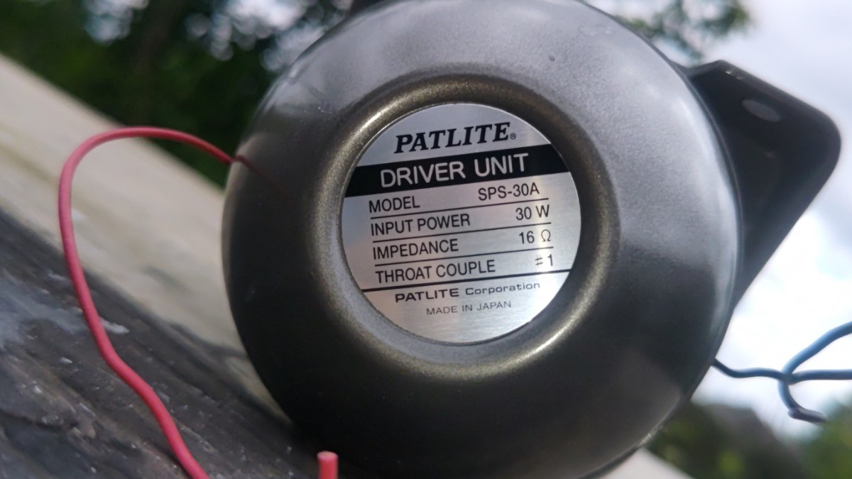 パトライト スピーカー 街宣 緊急車両 30w デコトラ トラック 軽トラ