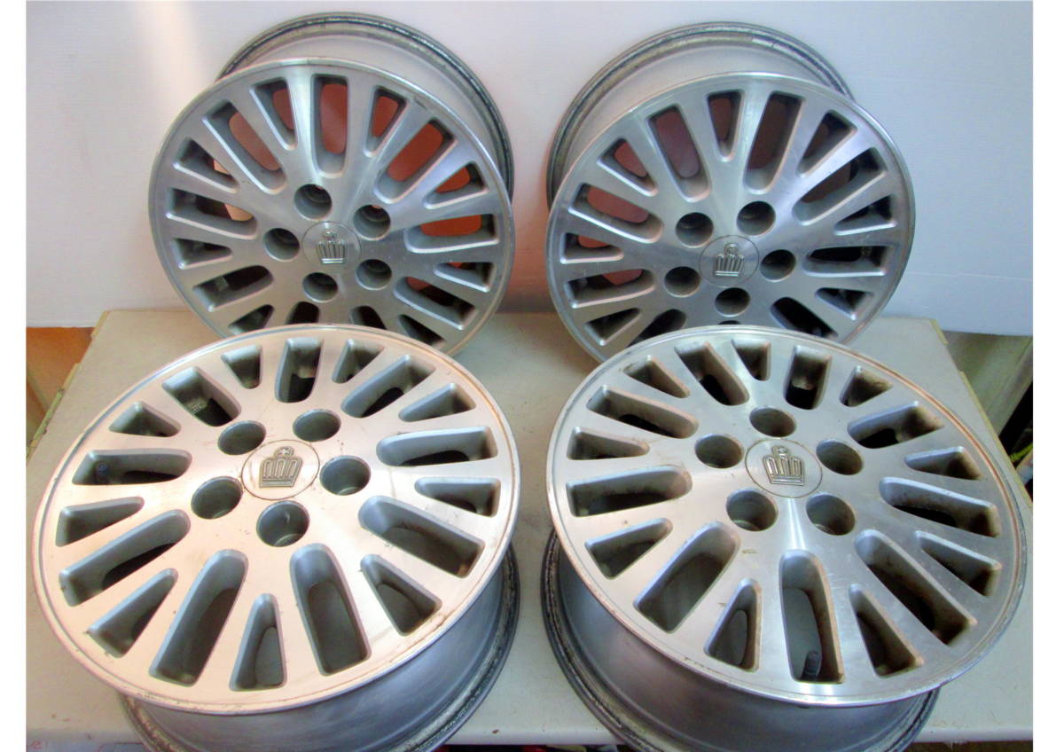 ◇ 304006 ◇ 純正ホイール 【4本】 「ジャンク品」 TOYOTA トヨタ クラウン 15×6.5JJ +50 114.3 ハブ径約60 5穴 