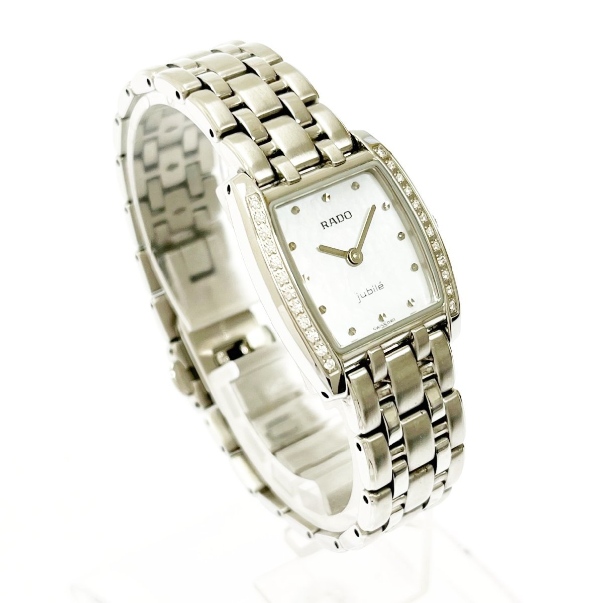箱付き 1円～ラドー RADO Jubile ジュビリー 4Pダイヤ レディース 