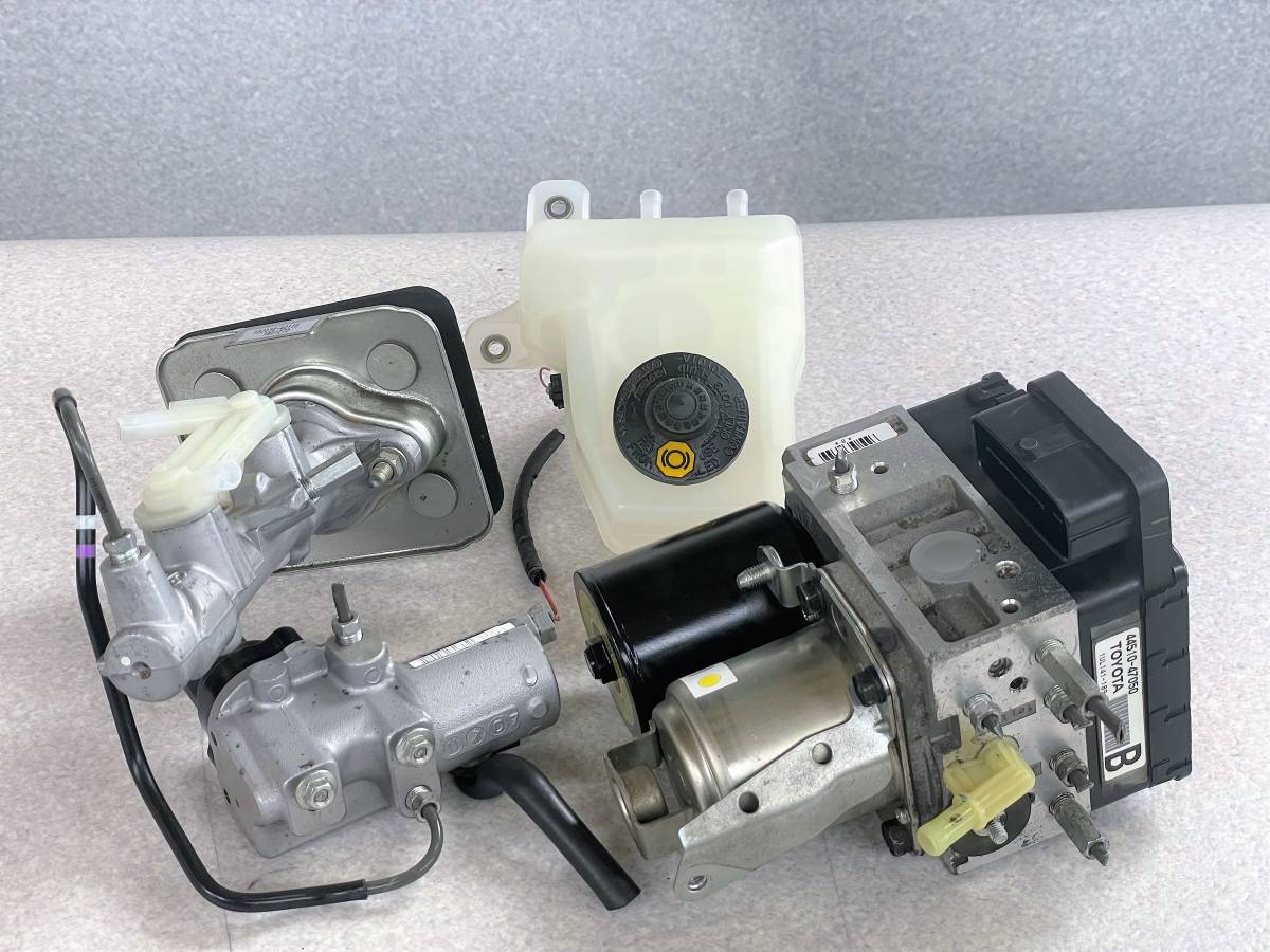 送込★NHW20★プリウス ABSアクチュエーター ブレーキブースター 44510-47050 47270-47010 H19年 走行80，320キロ 