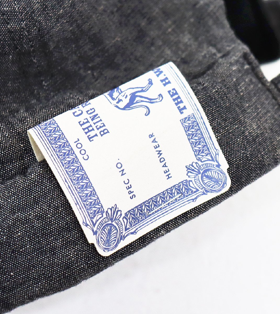 THE H.W. DOG & CO. D-00484シャンブレーロールキャップ THE H.W.DOG&Co (エイチダブリュードッグアンドコー) CHAMBRAY ROLL