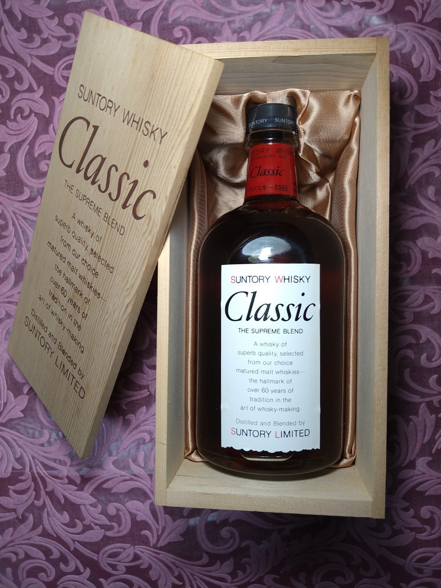 レトロ】SUNTORY WHISKY Claccic サントリーウイスキー レトロ】SUNTORY WHISKY Claccic サントリーウイスキー