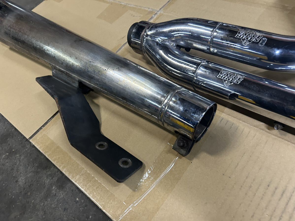 バンス＆ハインズ製　ソフテイル 2in1マフラー Vance&Hines 2in1 マフラー ハーレー ソフテイル FL FX 2イン1 バンス