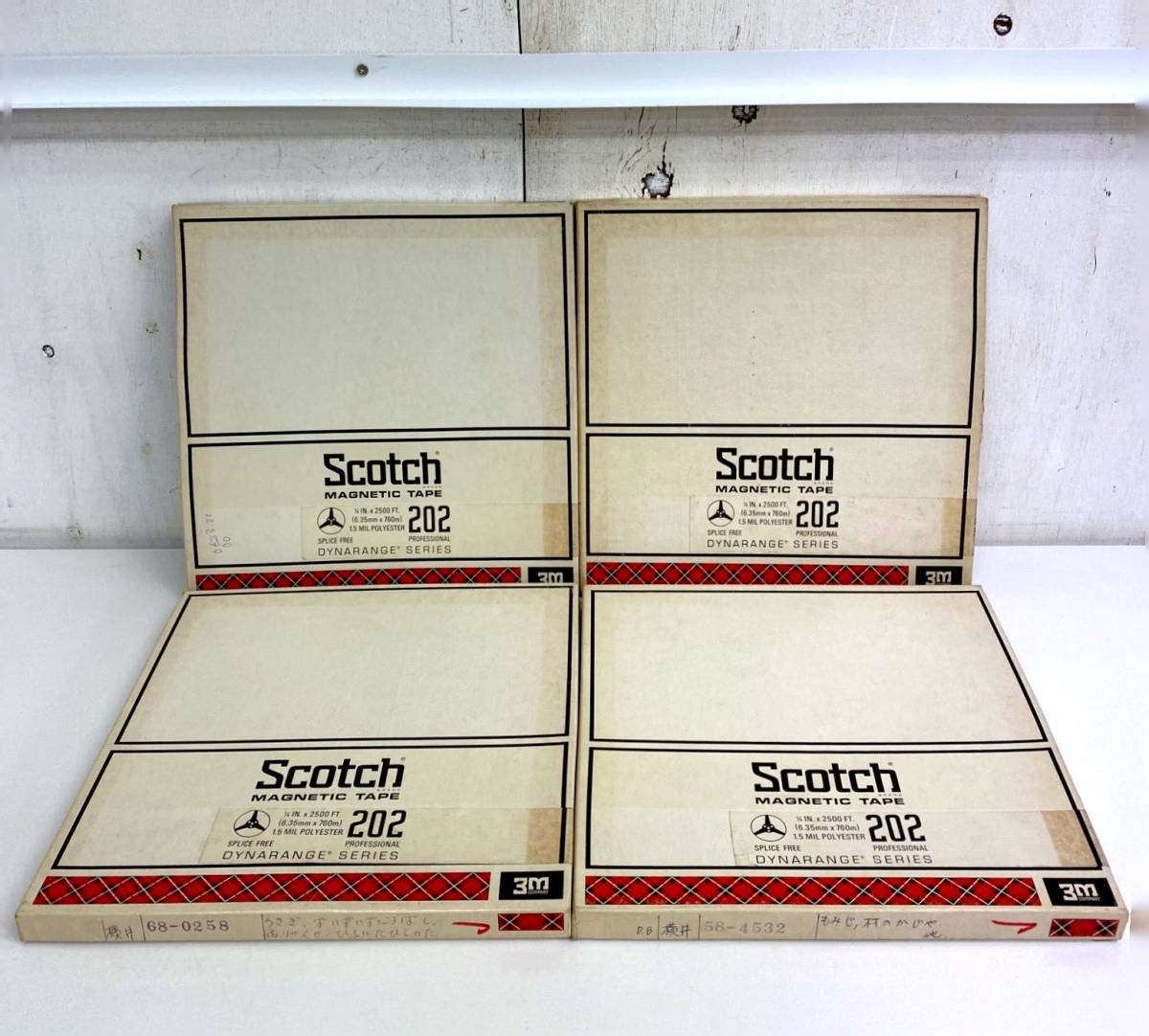 I2499/オープンリールテープ/メタルリール10号まとめ Scotch スコッチ 4点セット