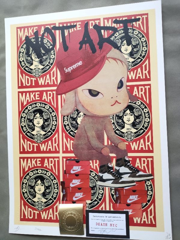 DEATH NYC アートポスター14 【数量限定】 奈良美智 ロッタちゃん