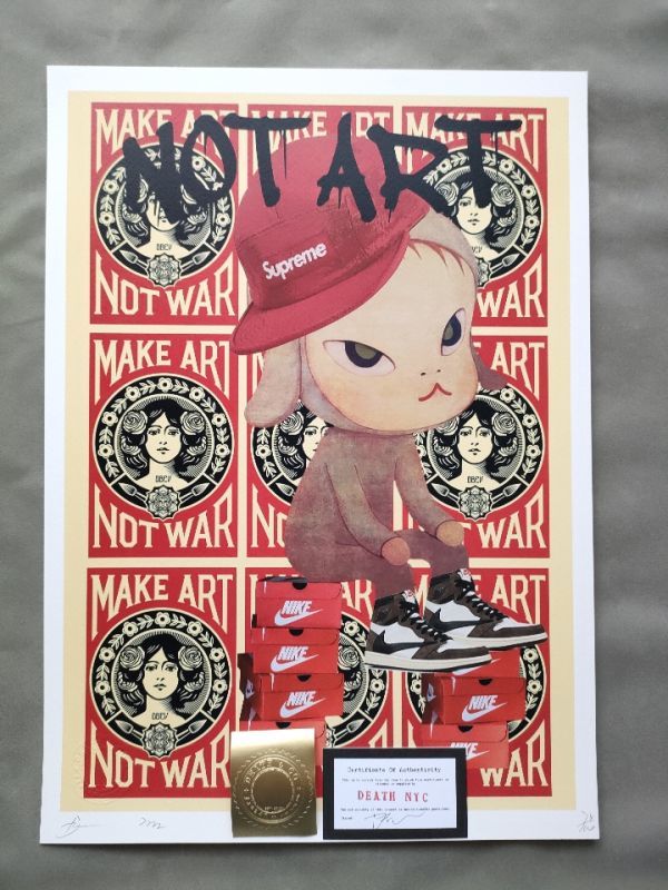 DEATH NYC アートポスター14 【数量限定】 奈良美智 ロッタちゃん