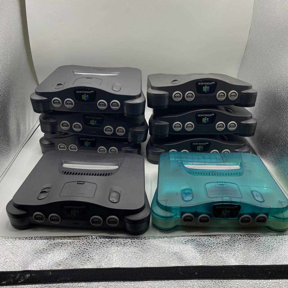 ジャンク　任天堂 ニンテンドー64 本体　ブラック　クリアブルー　Nintendo 8台